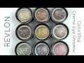 Revlon ColorStay Eye Cremes: Live Swatches & Review