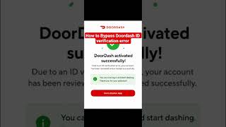 How to Bypass Doordash ID verification error #Doordash #dasher #dashing #usa #canada #idverification