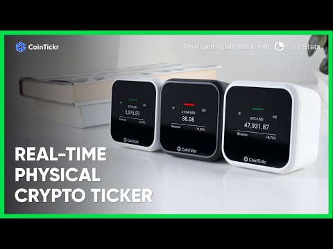 CoinTickr: Real-Time Physical Crypto Ticker