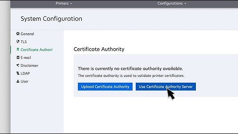 Lexmark Markvision Enterprise—Certificate management