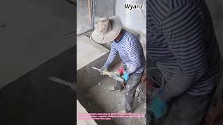 asmr Electric Drill Bay Window Removal Construction Skill 🛠️↓