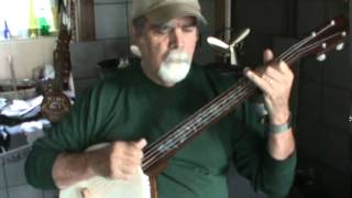 Red Rocking Chair on Fretless Tack Head Banjo chords