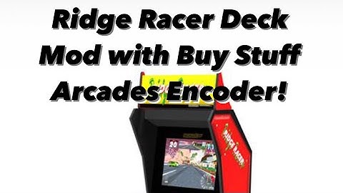 Ridge Racer Mod with Buy Stuff Arcades Encoder!