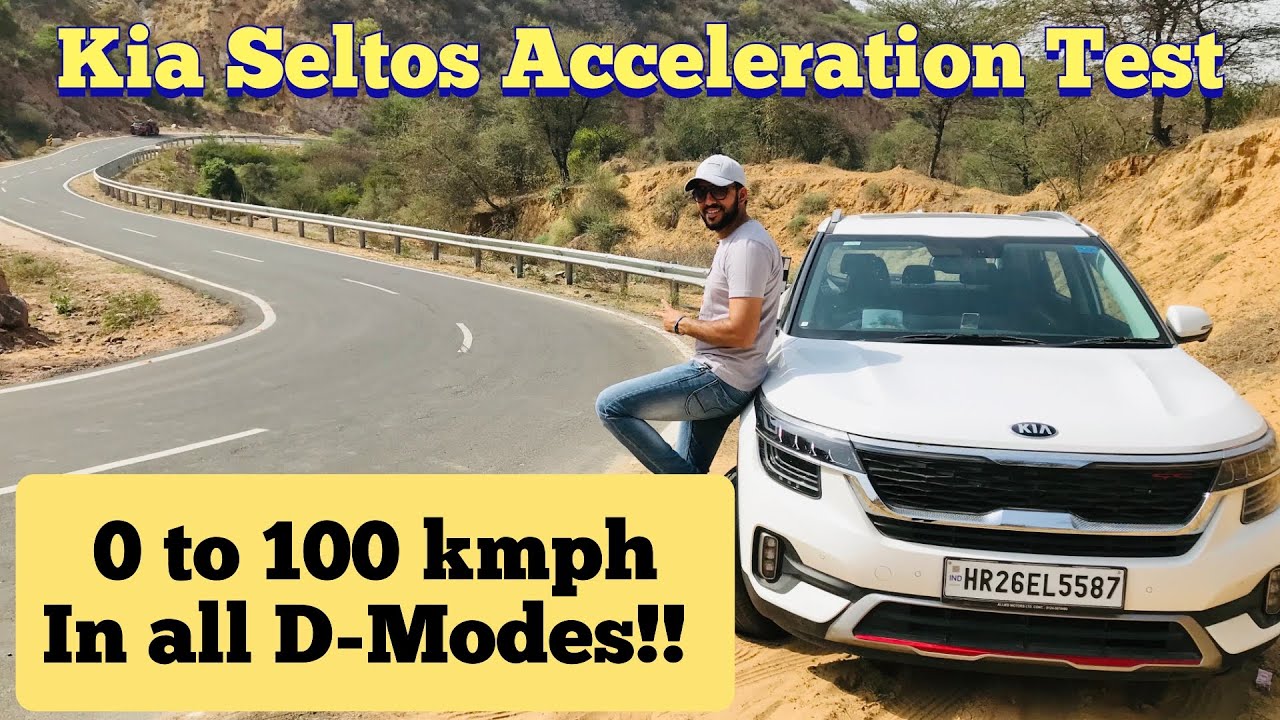 Kia Seltos 0 to 100 in all Drive Modes Acceleration Test AutoWheels