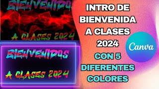 ♥ BIenvenido a CLASES con 5 DIFERENTES COLORES FACIL