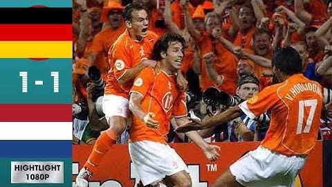 Netherlands 1 x 1 Germany (Ballack, Van Nistelrooy) ●UEFA Euro 2004 Extended Goals & Highlights