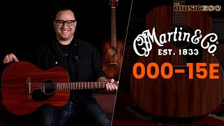 Martin 000-15E Mahogany Acoustic Guitar Demo Video, Comparison & Review!