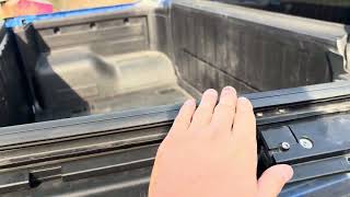 How to remove Tonneau Cover side rails off a Hummer H2 SUT