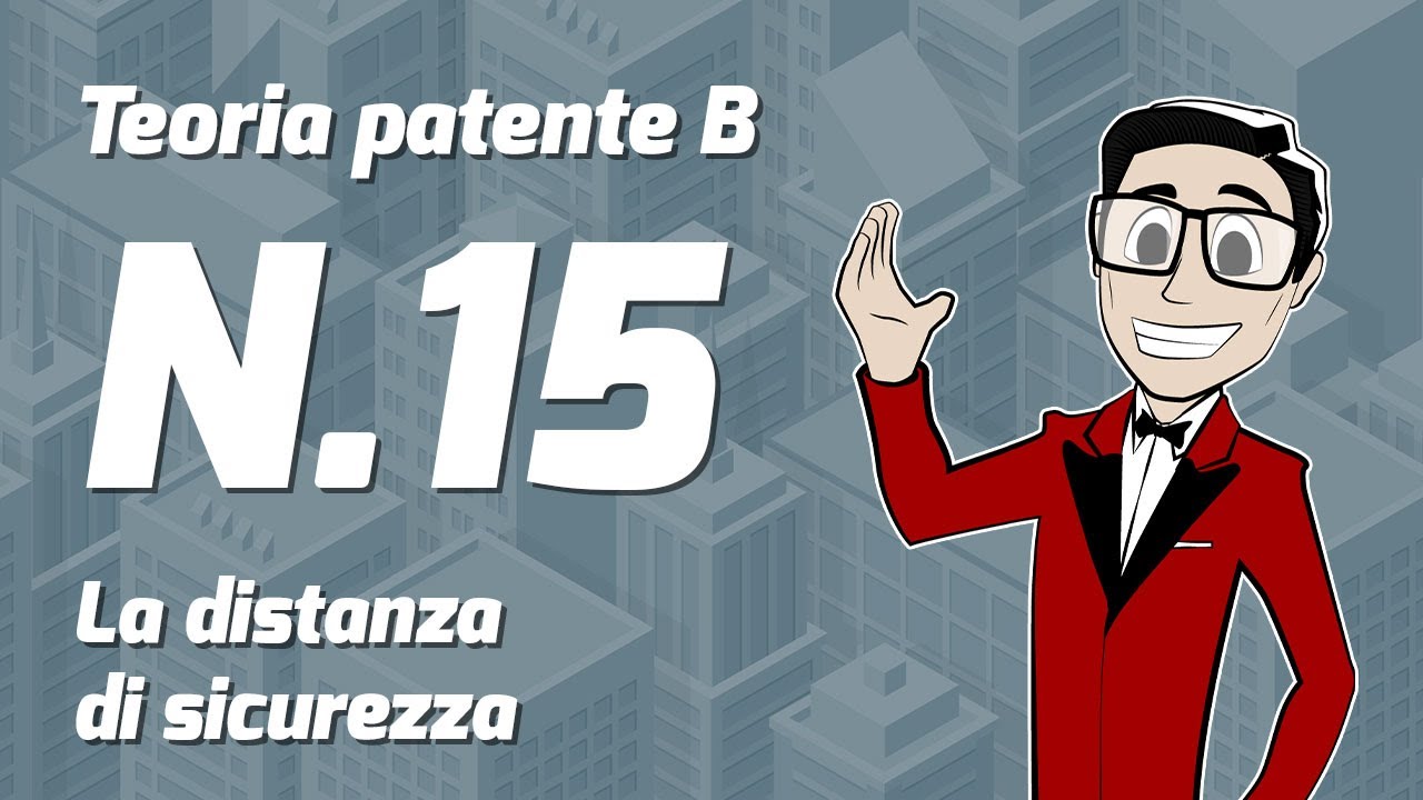 Teoria patente B | Lezione#15 - La distanza di Sicurezza | Mario Racconta
