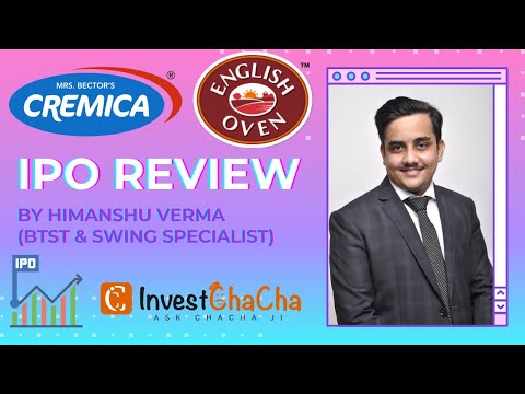 Mrs. Bector's Cremica OR English OVEN IPO Review!! - video from HimanshuGyan