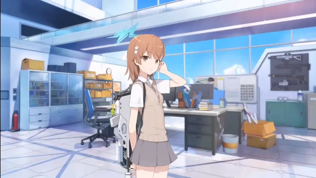 [Blue Archive JP Collab] Misaka Mikoto Lobby Lines EN TL - YouTube