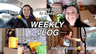 MOVING VLOG!! moving back to uni *the busiest week ever*