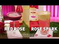 Easy Recipe Mocktail for Valentine Dinner | with Tofico Rose Syrup
