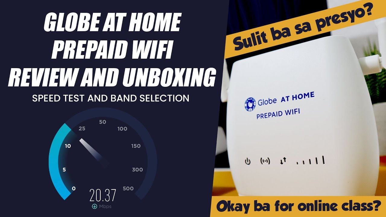 Globe At Home Prepaid Wifi Review and Unboxing (ZLT-S10G) + Speed Test ...