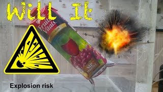 Celebrity Will it Explode? Nestle Juice Box in Vacuum Chamber! Profile