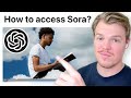 How to access sora openais texttomodel creates realistics from text instructions