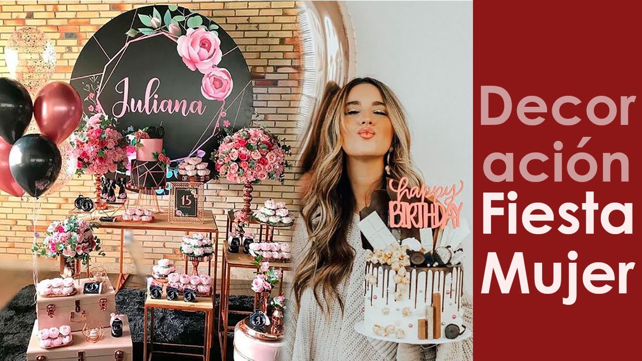 Organizar entonces esférico Womens Birthday Party Ideas!!! - YouTube