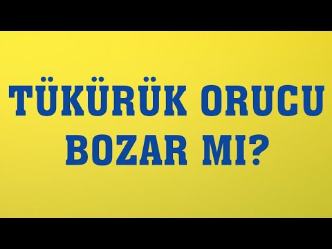 Tükürük Yutmak Orucu
