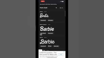 How to Write Your Name in Barbie Font || FEMS VLOGS || #youtube #trending #barbie #shorts #fontbolt