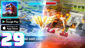 EMERGENCY HQ: rescue strategy Gameplay Walkthrough - Part 29 (iOS, Android)
