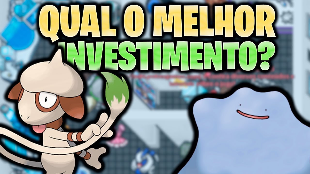 QUAL O MELHOR INVESTIMENTO SHINY DITTO OU SMEARGLE 8