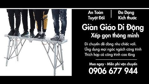 Hướng dẫn lắp đặt Giàn Giáo Di Động