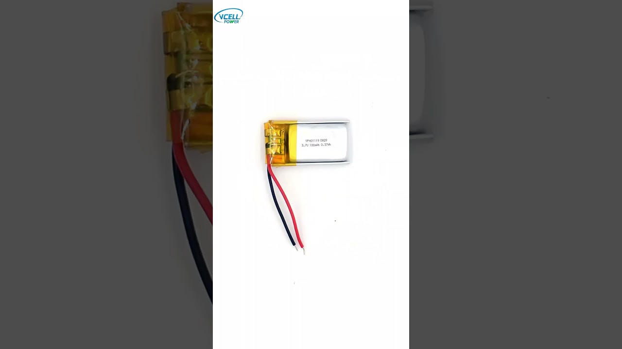 🔋 3.7V 100mAh LiPo Battery | Compact Power for Wearables & IoT Devices 