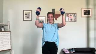 5 Minute Toned Arms Workout | Arm Workout with Weights | At Home Arm Workout