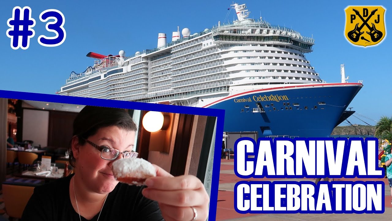 Carnival Celebration Pt.3 - Emeril's Breakfast, Sports Zone, Circus Show, Pig & Anchor Smokehouse