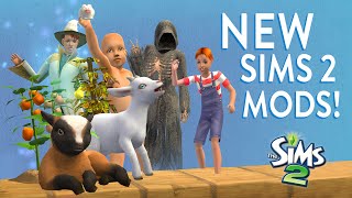 Trying cool NEW Sims 2 Mods in 2023! ⭐ (+ me flopping) | Gardening, Farm Animals & More!