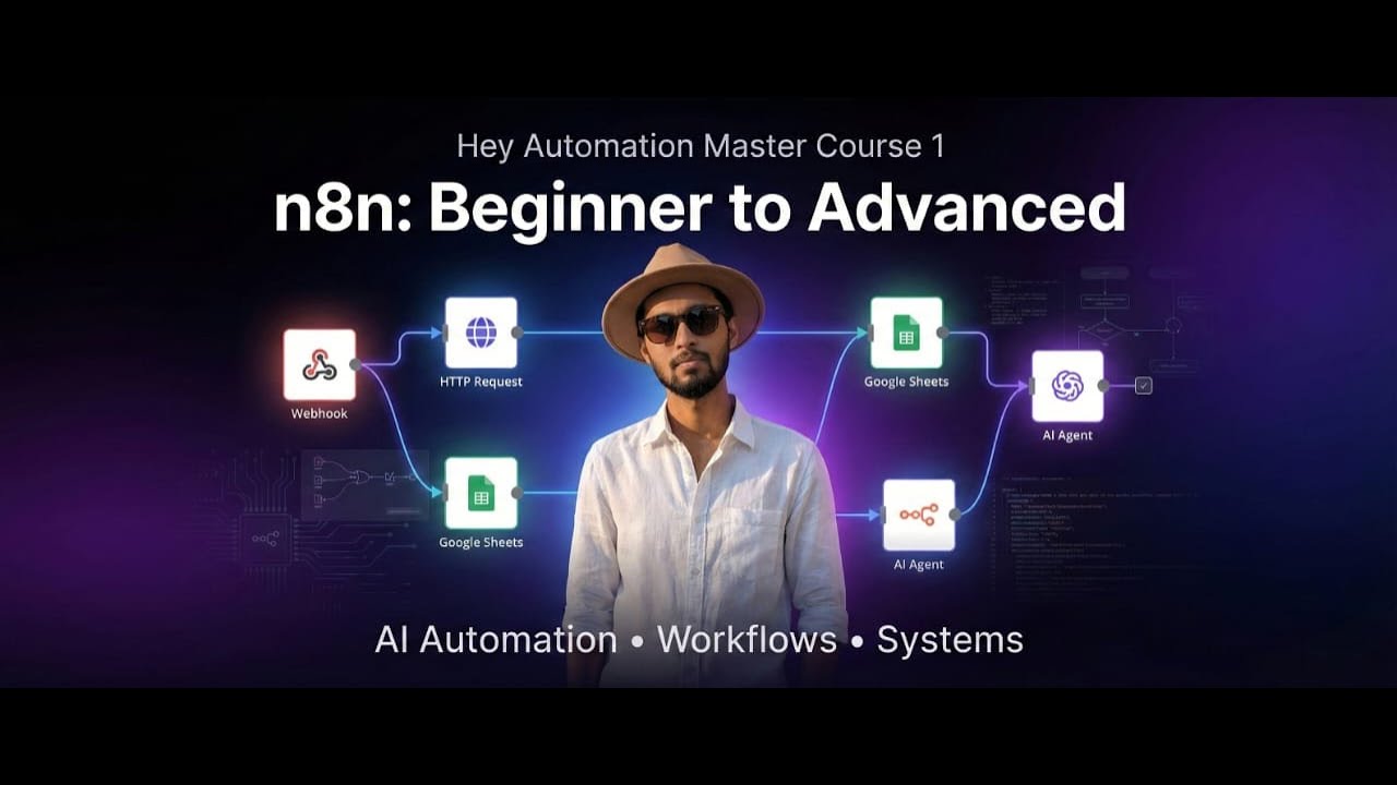 Ai Automation Master Course 1: n8n Foundations | Episode 1 - YouTube