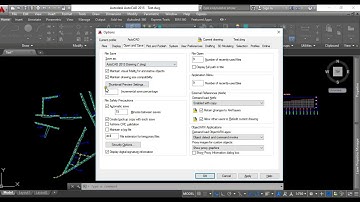 #3 تفعيل خاصية Auto Save في أوتوكاد لحفظ البيانات تلقائياً كل مدة زمنية محددة