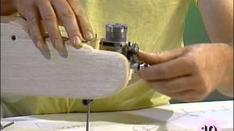 10- Build Fly RC plane - Windshield-Landing gear installation.mpg