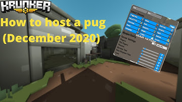 How to host a Pickup game in Krunker.io (December 2020)