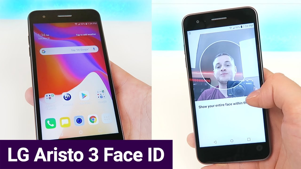 LG Aristo 3 - How to Set Up Face ID & is it Good?