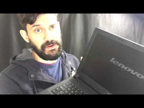 Lenovo B50-80EW 80EW laptop unboxing video overview and upgrade to Windows 10