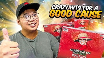 Unreal One Piece TCG Hits… All for Charity 🙏 | Opening 4 boxes of OP13: Carrying on His Will