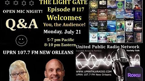 THE LIGHT GATE – OPEN MIC NIGHT, Q&A