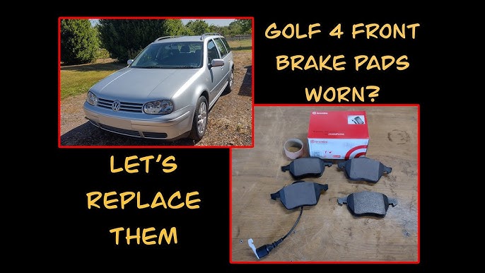 VW Golf Mk4 Front Brake Pads Replacement Simple Easy Steps 