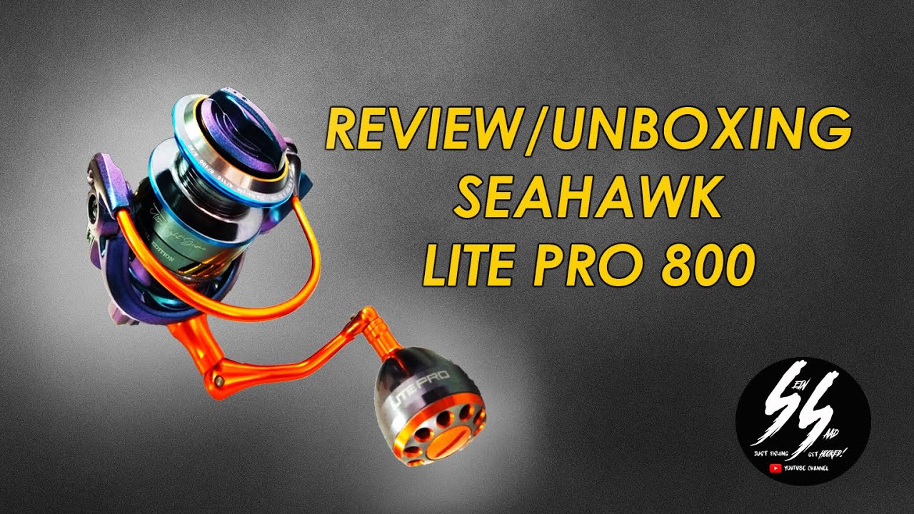 UNBOXING/REVIEW REEL SEAHAWK LITE PRO 800 