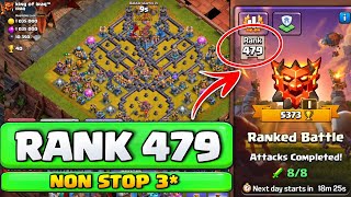 DAY 6 Global Rank 479  Non Stop Crazy TH18 Attack Strategy Trending Meta !  screenshot 5