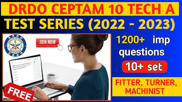DRDO CEPTAM 10 TECH A TEST SERIES LAUNCH 2022