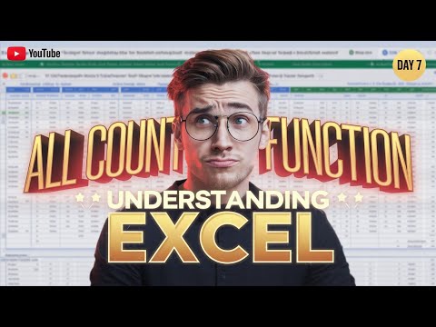 All Count functions- count, counta, countblank, countif, countifs in Excel | Day 7 of learning excel