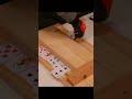 Milling a lumber with a planer. DIY Hack. / トランプ平面出し#woodworking #diy #木工 #shorts