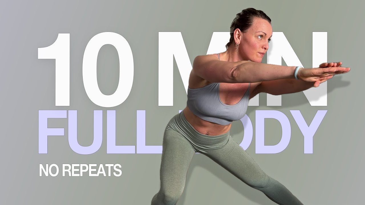 10 Minute Full Body HIIT | No Repeats | No Equipment - YouTube