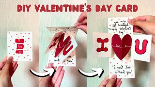 Diy Valentines Day Card Making Ideas For Boyfriendgirlfriend Easy Craft Ideas With Paper