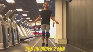 255 DOUBLE UNDERS UNDER 2 MIN