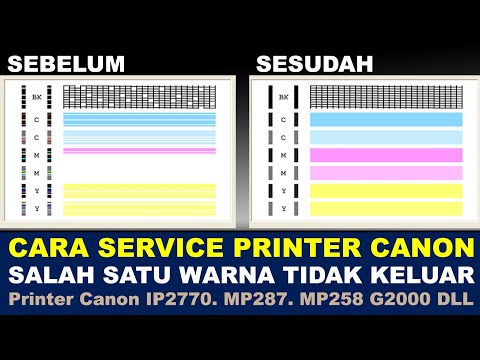 Teknisi Printer Mereset Ulang Catridge Dengan Cara Menekan Tombol Stop Reset Selama 5 detik .Untuk C. 