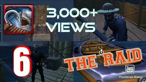 Raft survival ocean nomad | Gameplay, walkthrough | part 6 | "The Raid"