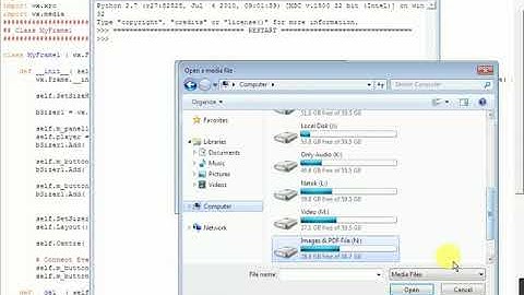 How to Load video file in wxPython